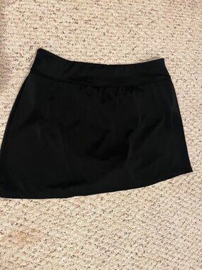 Susan Graver Black Swim Skirt Size 10